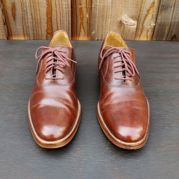 Cole Haan Grand OS Oxford Brown Leather Lace Up Men\'s Shoes Size 8 M main image 4